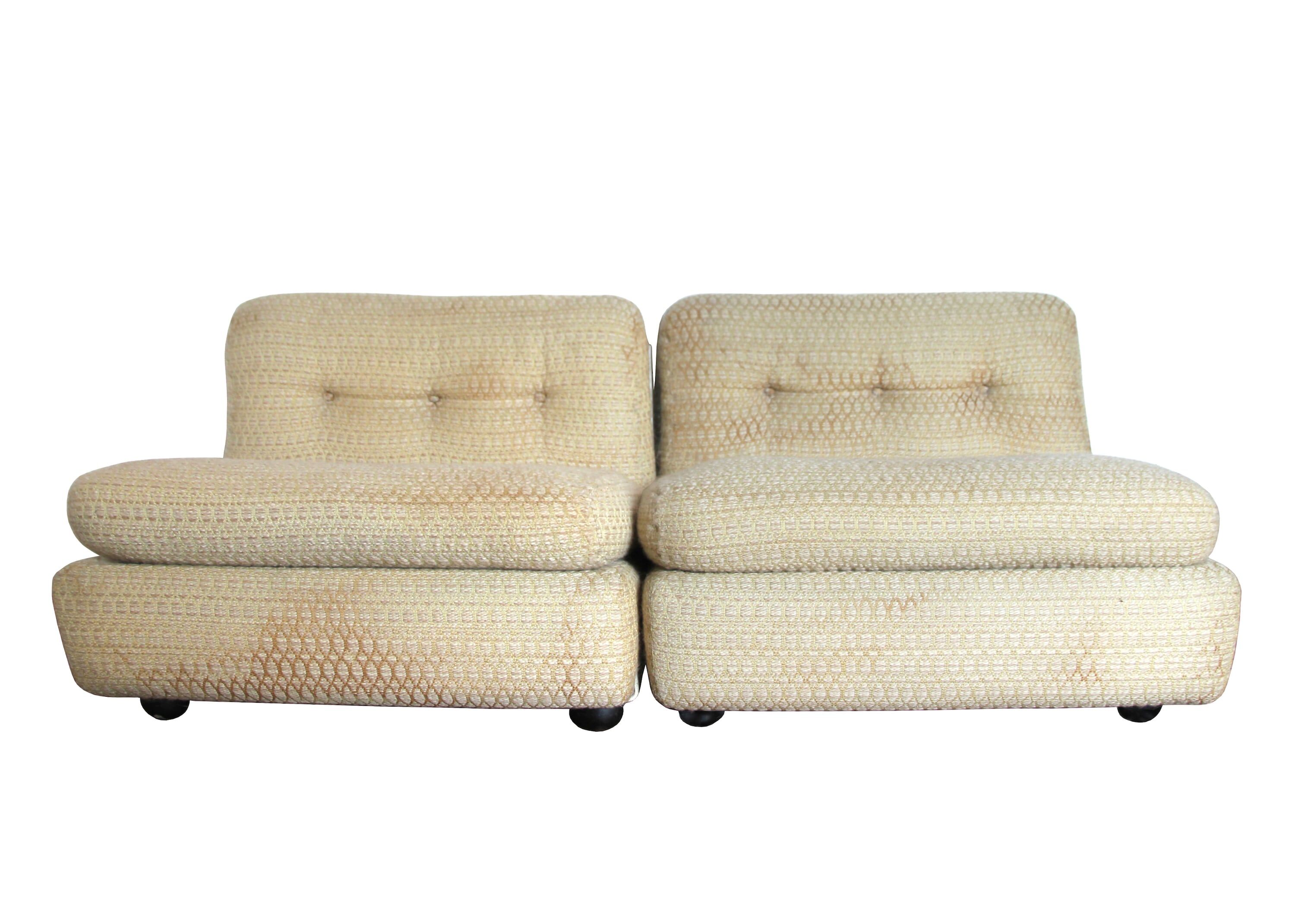 Pair of Amanta sofa heaters by Mario Bellini, 1968