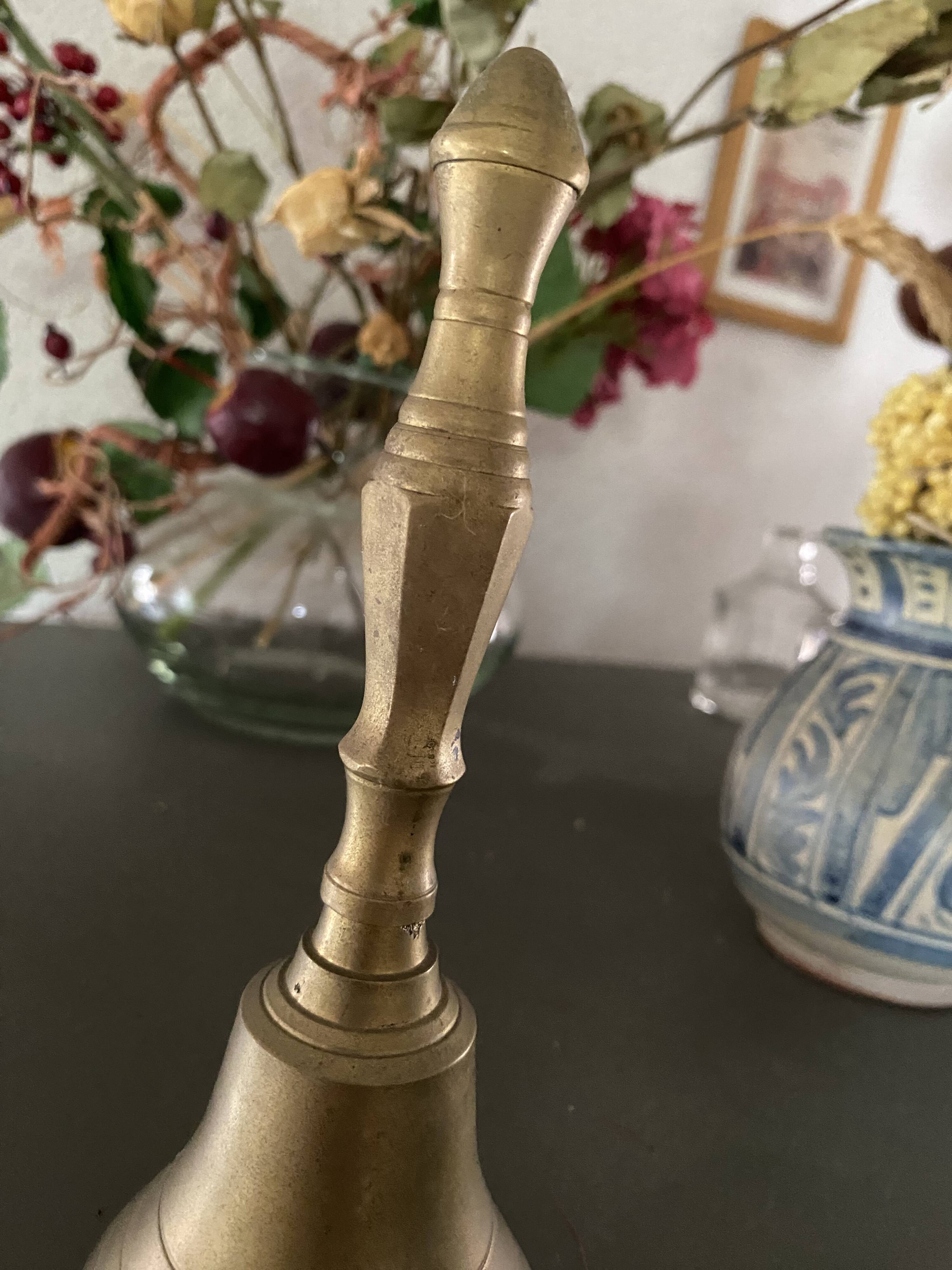 Brass table bell.