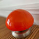 Vintage orange UFO touch lamp