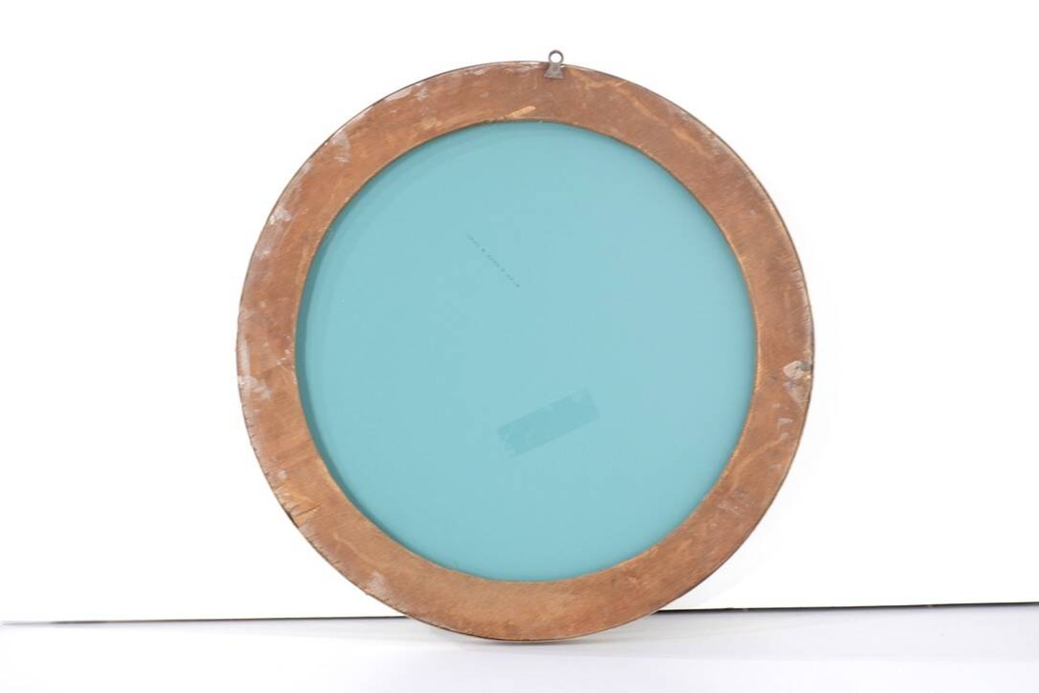 Miroir vintage en laiton, Italie, années 1960s.