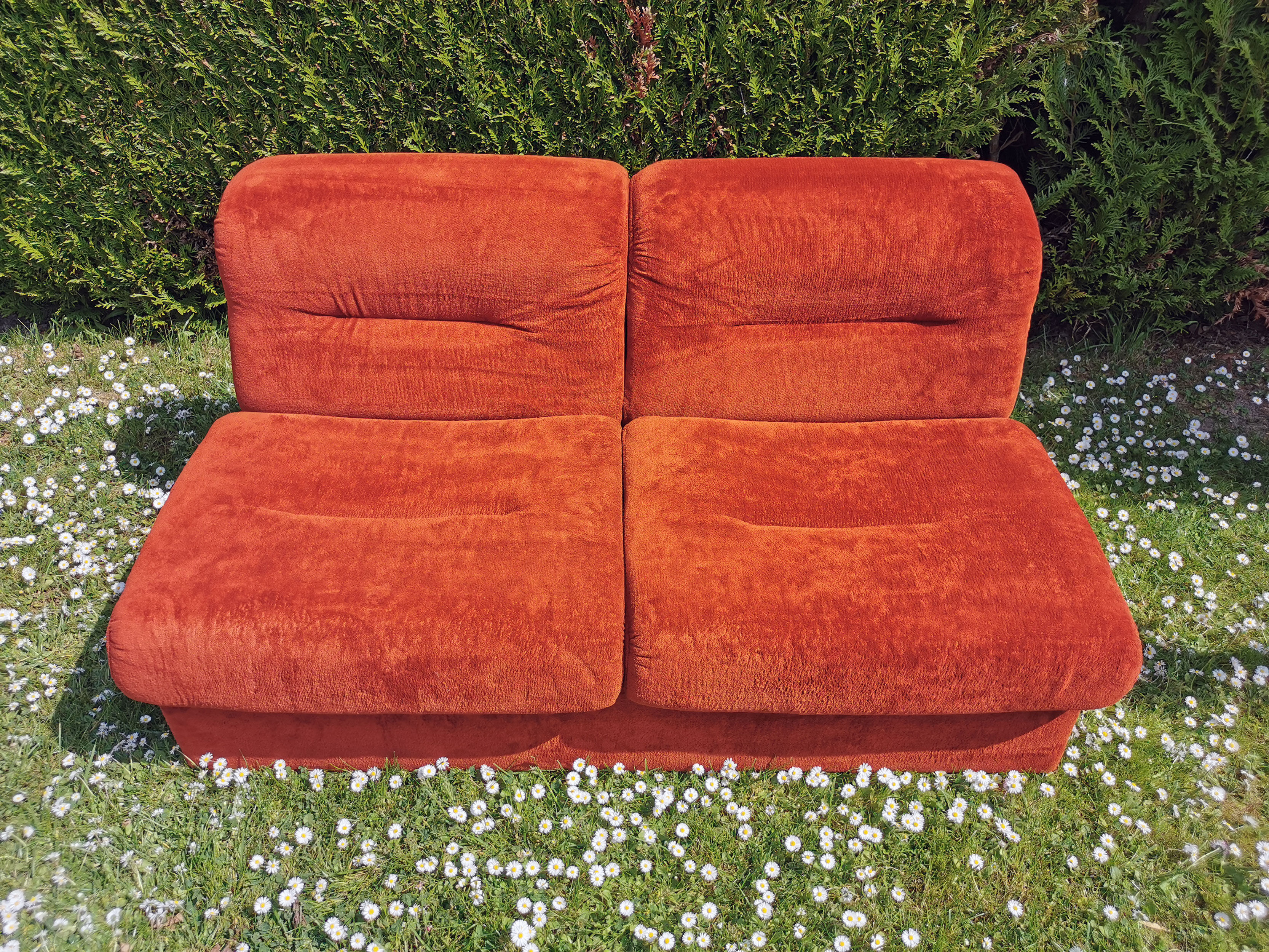 Double convertible heater sofa 1970