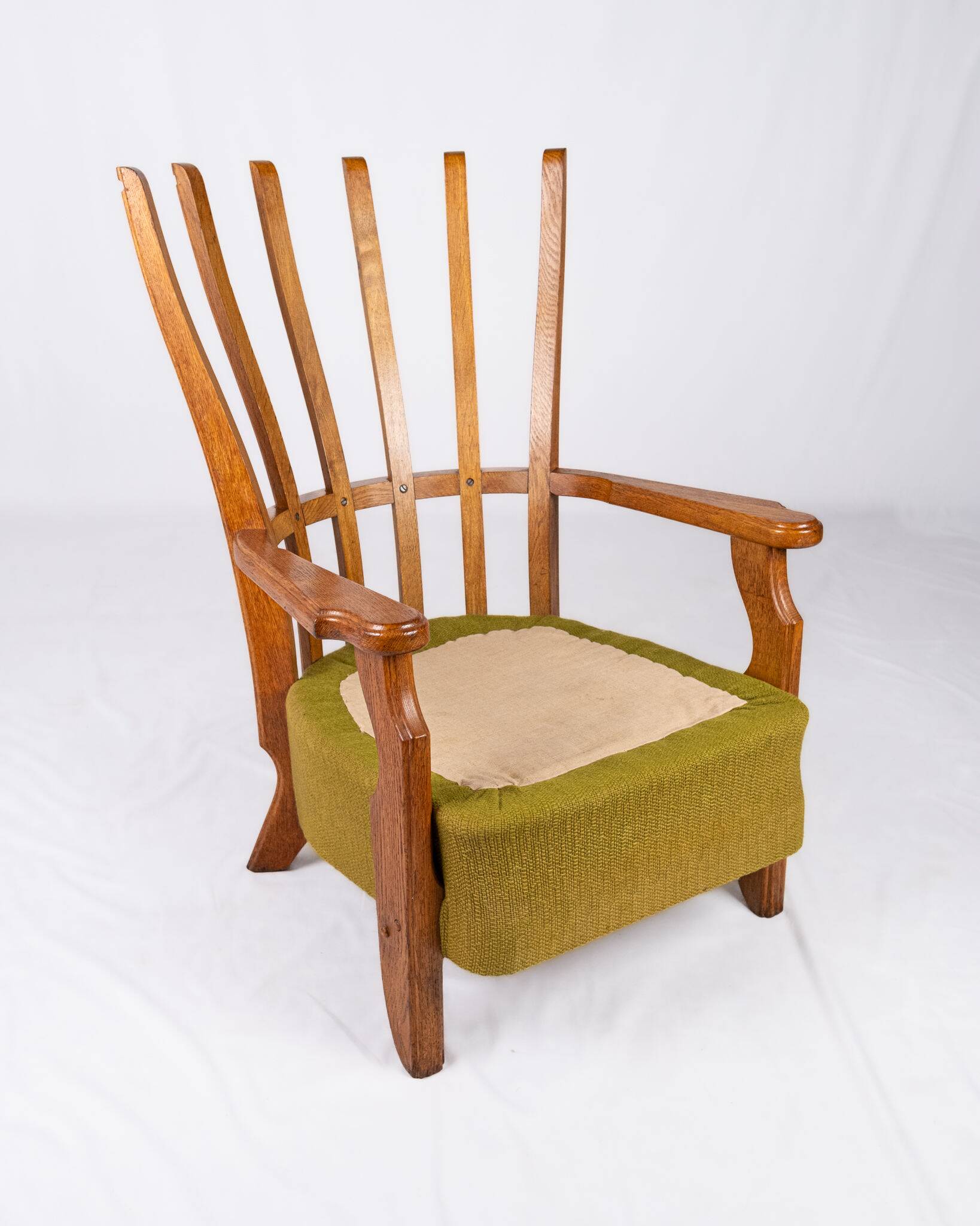 Reclining Armchair, by Guillerme and Chambron, for Your Home, 1950s
