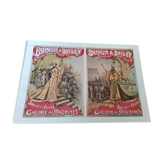 Vintage Double-Sided Circus Poster