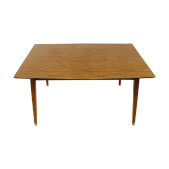Vintage teak and formica dining table with extensions 1970