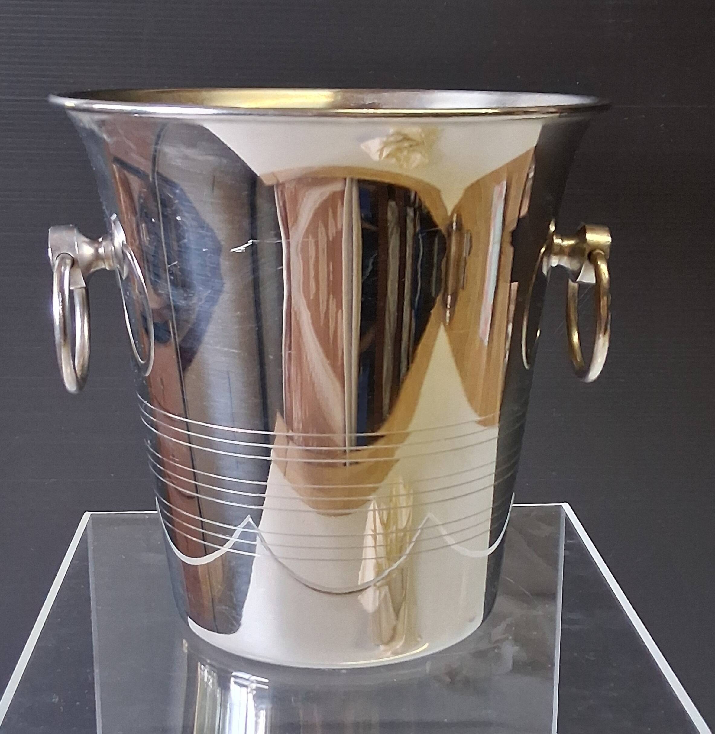 18/8 stainless steel champagne bucket from Guy Degrenne.