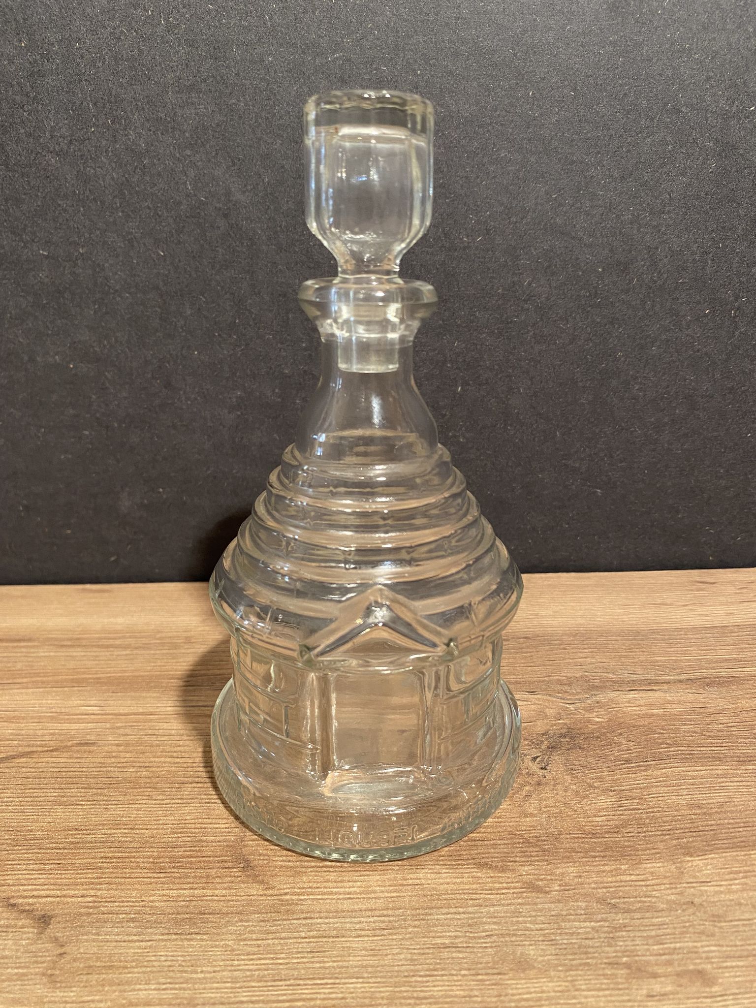 Glass bottle marked sisto liquor antica specialita del trulli
