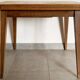 Table portefeuille vintage des années 60 en bois