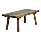 Vintage oak butcher's table/farmtable, 1930s