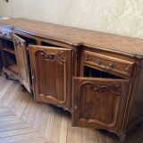 Louis XV style sideboard in walnut