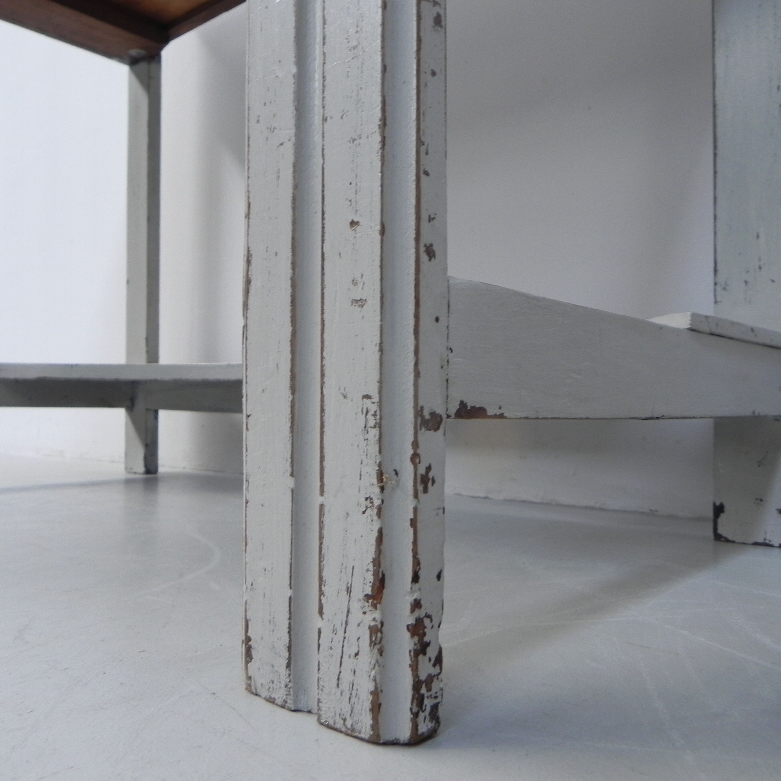 Art Deco table with 2 drawers and mirror, side table