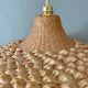 Vintag lampshade suspension in natural material