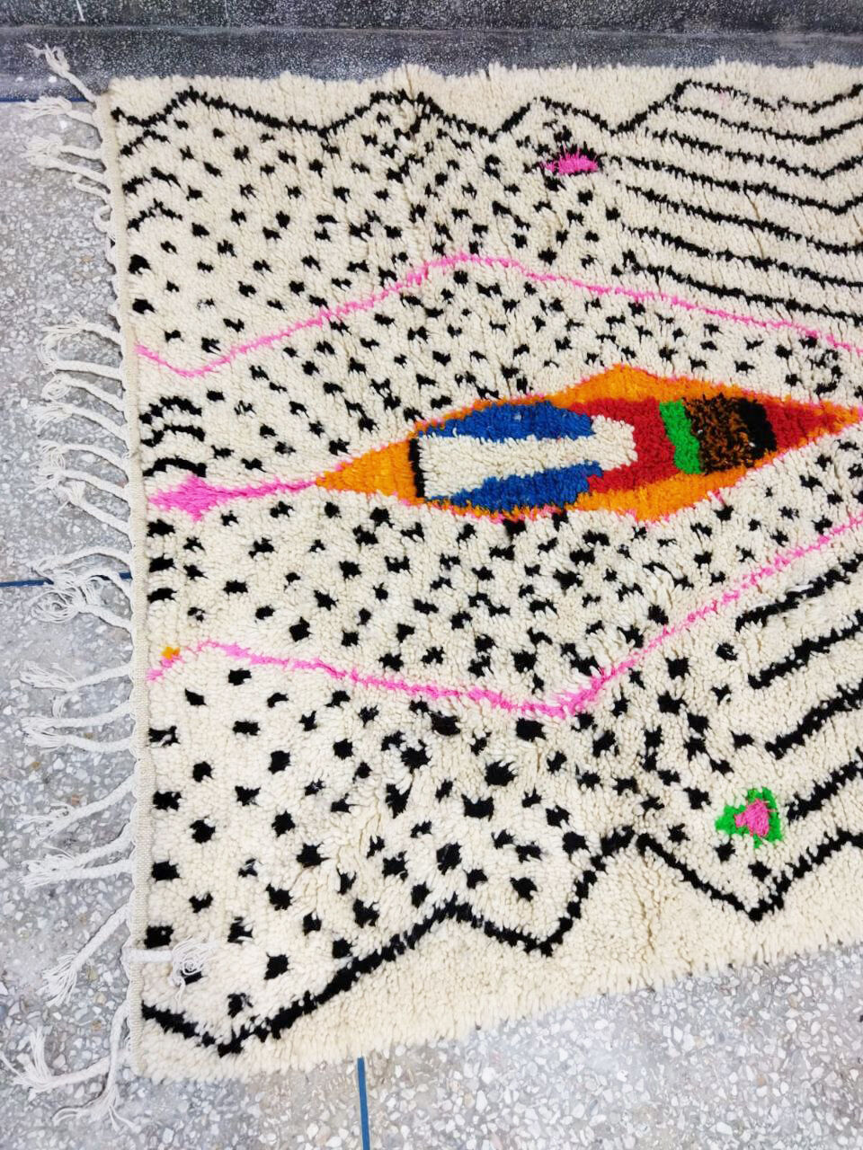 Moroccan berber carpet 246x150cm