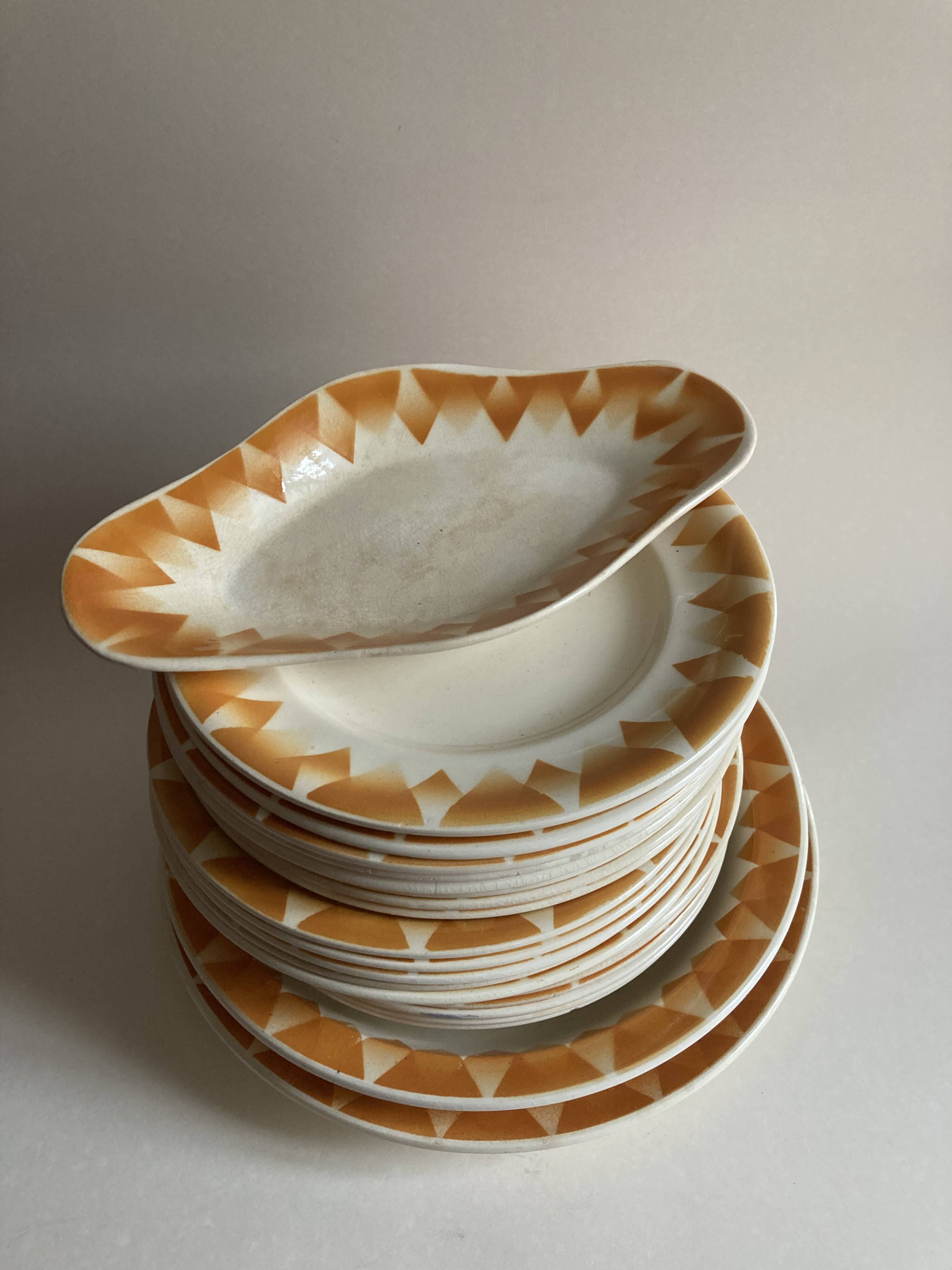 Longwy tableware