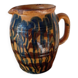 50s folk art pitcher