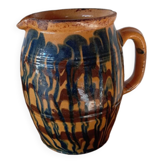 50s folk art pitcher