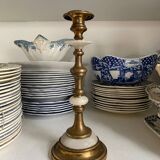 2 brass candlesticks