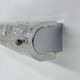 Vintage ice glass wall lamp , 1970s