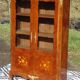 Louis XV library in rosewood marquetry
