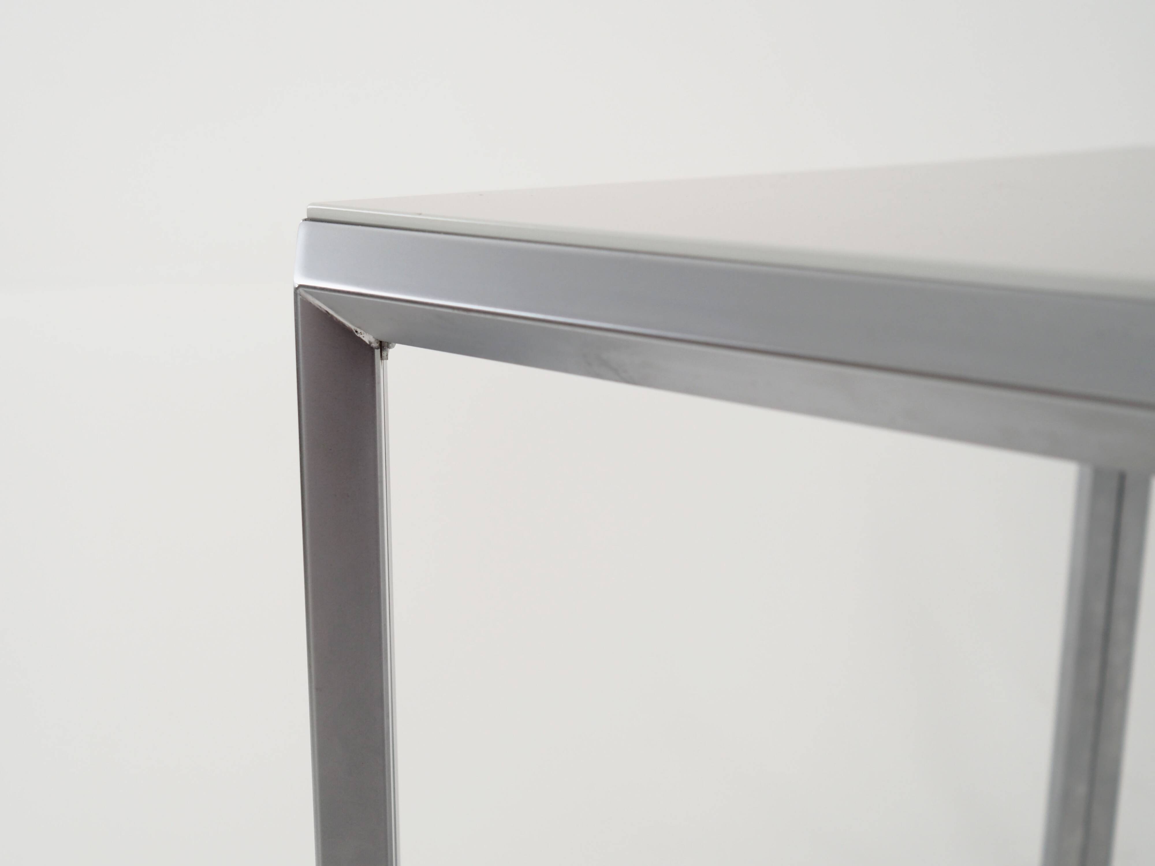 Aluminium desk, Scandinavian design, 1980s, manufacture: Montana Furniture