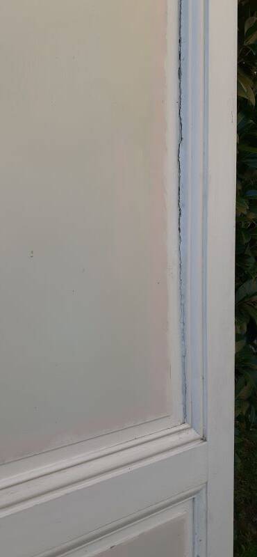 Pair of old cupboard doors h233x86cm each