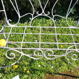 Old wrought iron bench
