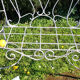 Banc en fer forgé ancien