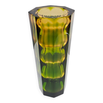 Rainbow Vase by Aknuny Astvatsaturyan for Leningrad Art Glass Factory 1960