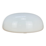 Opaline ball wall lamp made in Italy 25 cm, half sphere, vintage