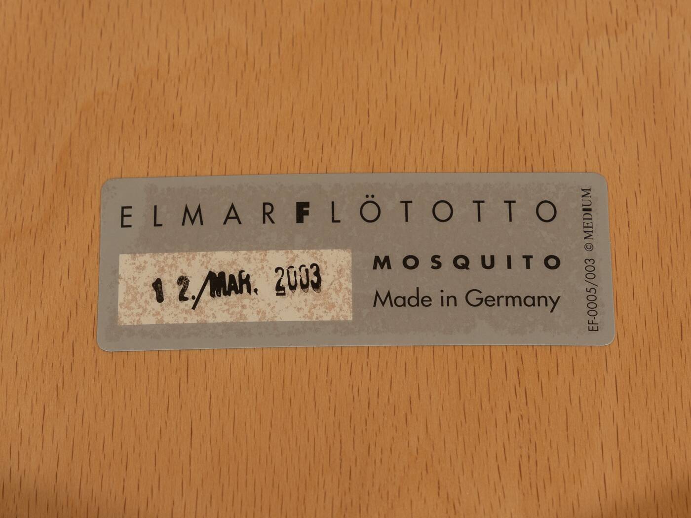 Flötotto dining chairs, model "mosquito", vintage