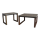 Set of vintage stone side tables, 1970s