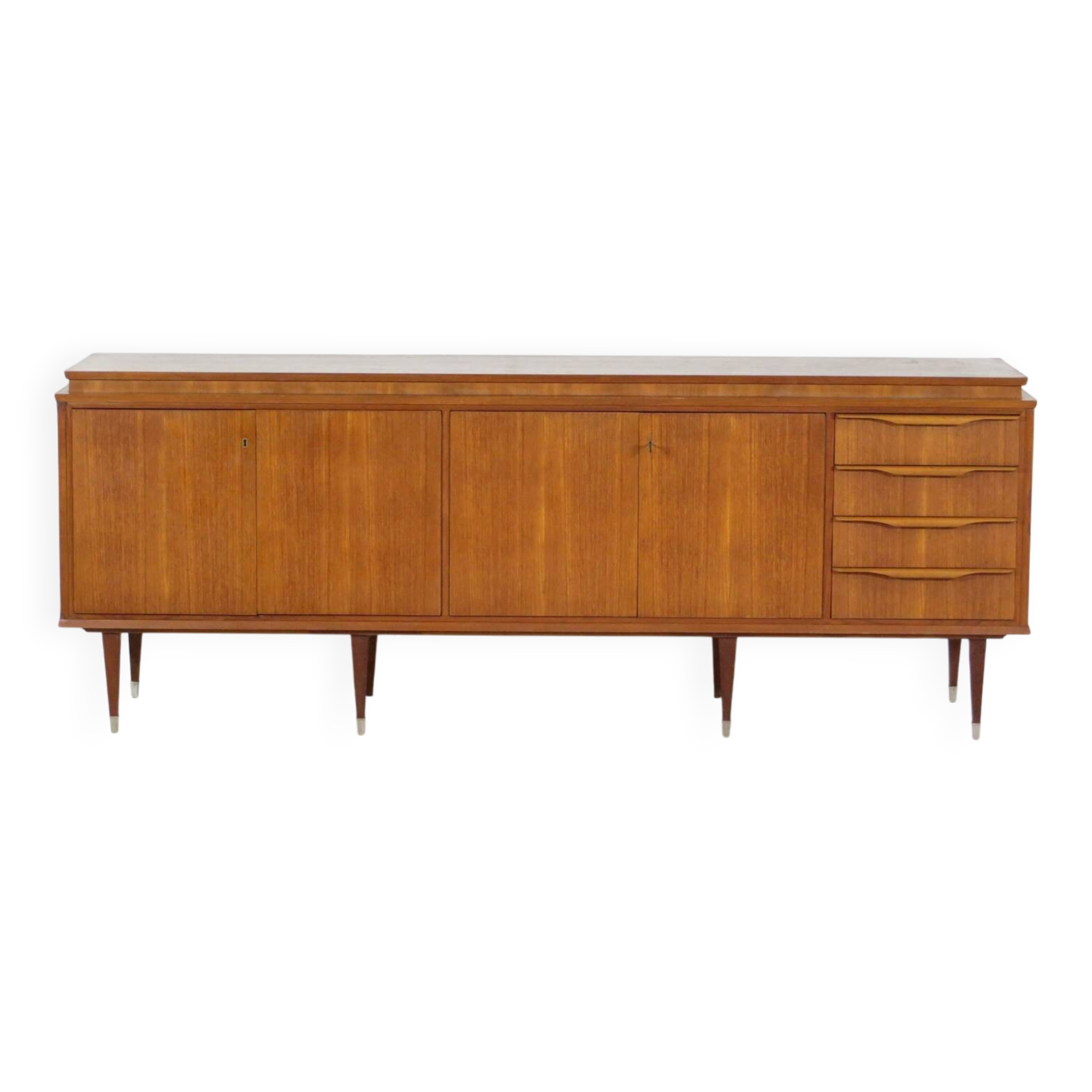 Vintage mid century modern sideboard in teak, 1960s