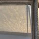 Antique bevelled mirror – Moulded wooden frame in anthracite 30/25 cm
