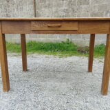 Solid oak farm table 121x73