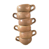 Lot de 6 tasses en grès Rhoda
