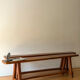 Banc en bois brut vintage