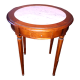 Louis XVI style mahogany pedestal games table