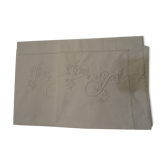 Nice pair of pillowcases monogrammed VS