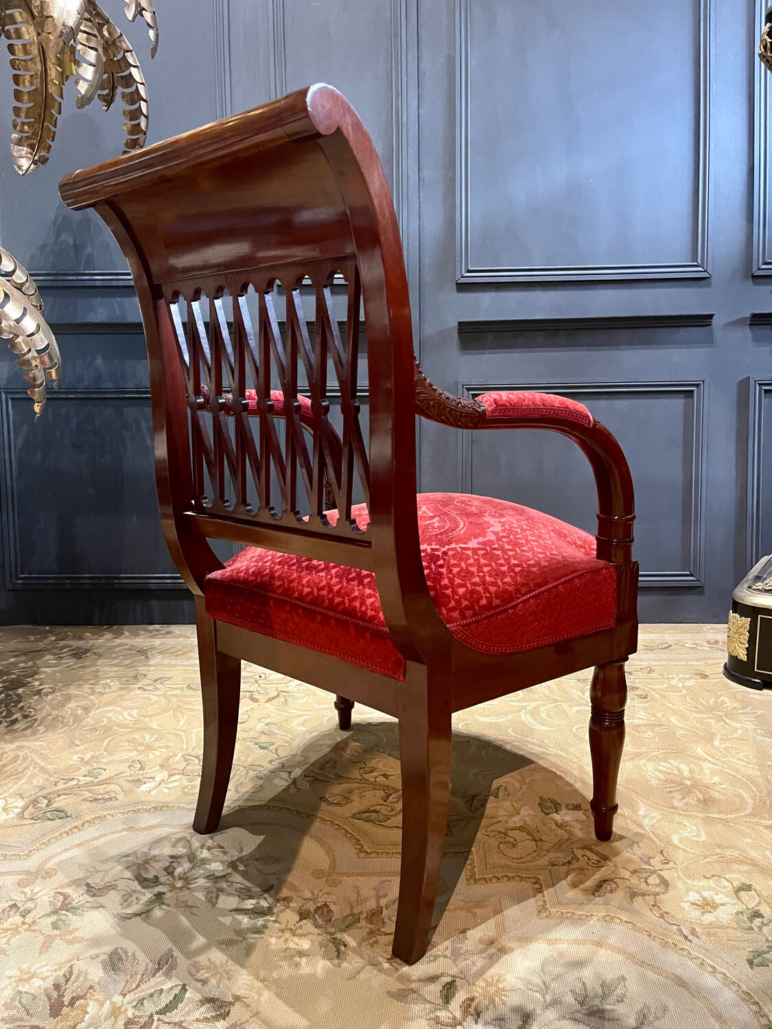Pair of empire period armchairs