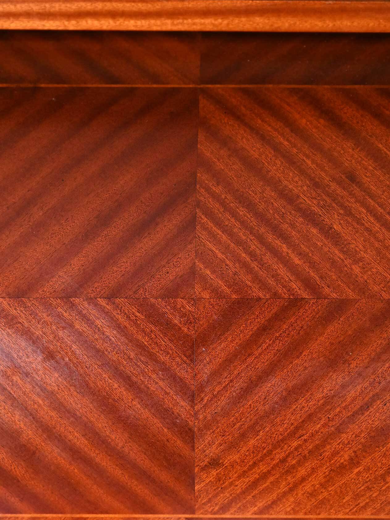 Scandinavian bookcase with writing desk