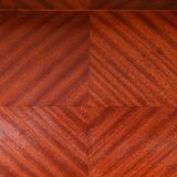 Scandinavian bookcase with writing desk