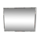Rectangular beveled mirror