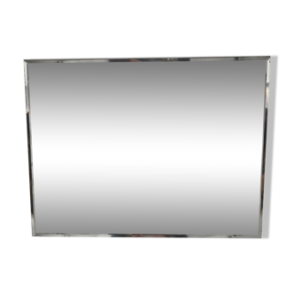 Rectangular beveled mirror