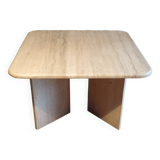 Square travertine coffee table 70x70cm
