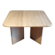Square travertine coffee table 70x70cm