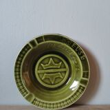 Green advertising ashtray in vintage slip from the Meuse its fine beers