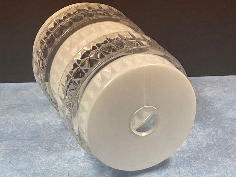 Lampshade, vintage ceiling lamp 1970 geometric decoration
