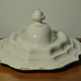 Vegetable soup tureen lid Moustiers 18th century South France