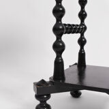Pair of turned wood tables, 1900s
