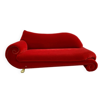 Bretz sofa, Gaudi model, red velvet