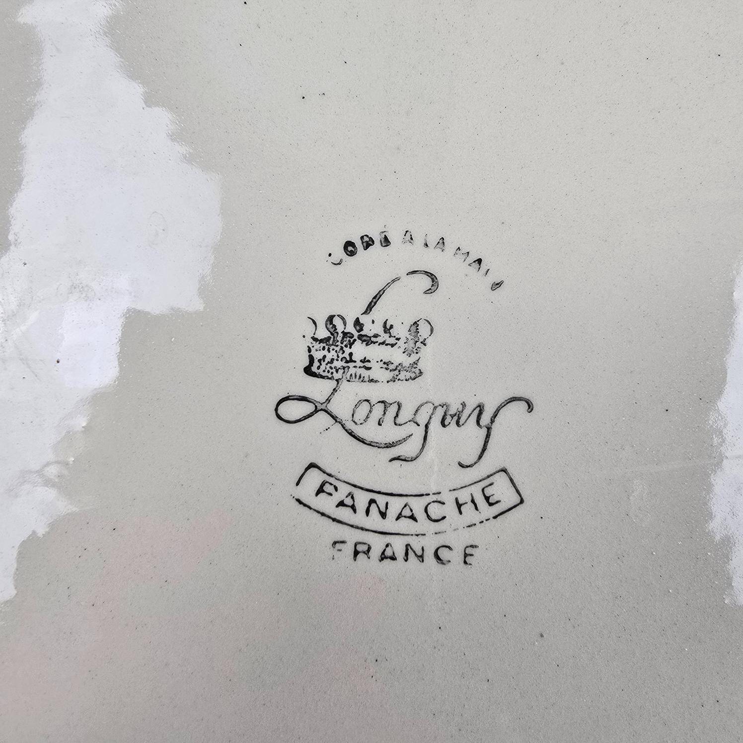 Longwy Panache rectangular dish – 1950s